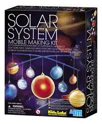4M Glow-in-the-Dark Solar System Mobile Making Kit