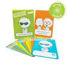 Colorful Kindness Mission Cards