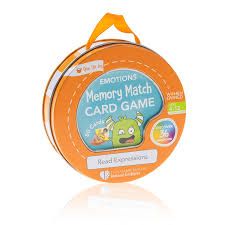 Emotions Memory Match Read Expressions