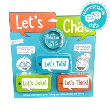 Let&#39;s Chat Portable Conversation Starter Cards