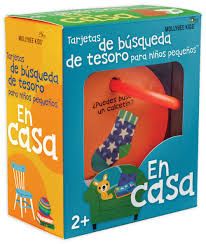 Toddler Scavenger Hunt Cards at Home - Spanish Edition