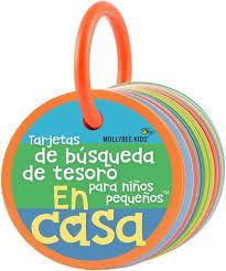 Toddler Scavenger Hunt Cards at Home - Spanish Edition