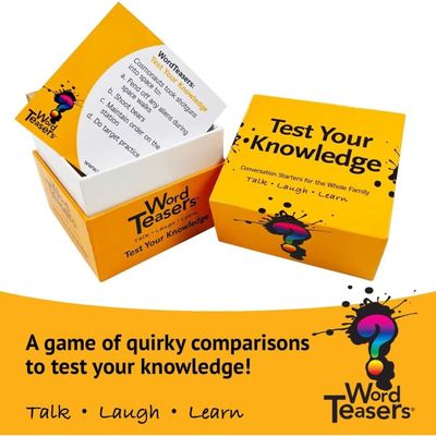Test Your Knowledge Word Teasers