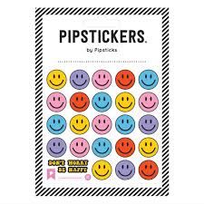 Fuzzy Smiley Faces Pipstickers