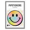 Fuzzy Rainbow Smiley Pipstickers