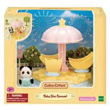 Dollhouse Playset &amp; Figure, Baby Carousel