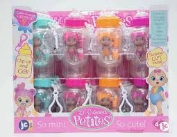 Lil’ Cutesies Petites2” dolls in baby bottle