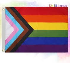 Rainbow Flag 12 x 18 single