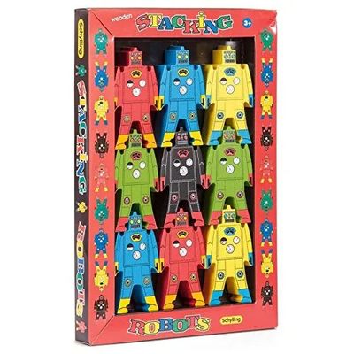 WOODEN STACKING ROBOTS