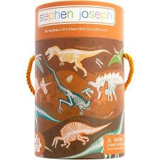 EDUCATIONAL PUZZLE  W/CANISTER DINOSAUR FOSSIL (F2