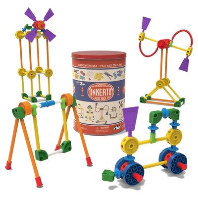Tinker Toys Classic Building Tin