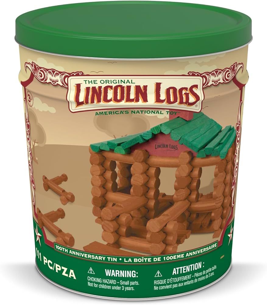 Lincoln Logs - 100th Anniversary Tin