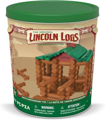 Lincoln Logs - 100th Anniversary Tin