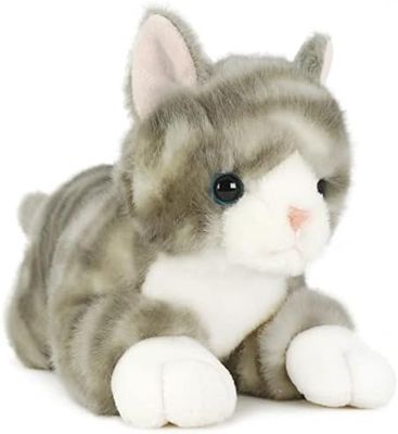 9&quot; GREY TABBY KITTEN MIYONI TOTS