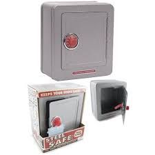 STEEL SAFE W/ ALARM