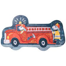 SHAPED JIGSAW PUZZLE FIRETRUCK (F21)