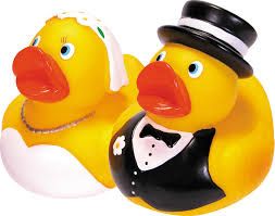 RUBBER DUCKIES BRIDE &amp; GROOM
