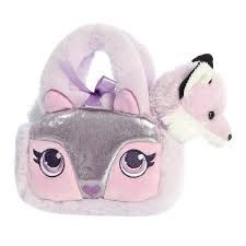 8&quot; GLITTER  FOX FANCY PALS