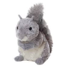 8&quot; NUTTY GREY SQUIRREL MINI FLOPSIE