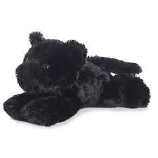 8&quot; ONYX BLACK PANTHER MINI FLOPSIE