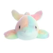 8&quot; RAINBOW DOLPHIN MINI FLOPSIE