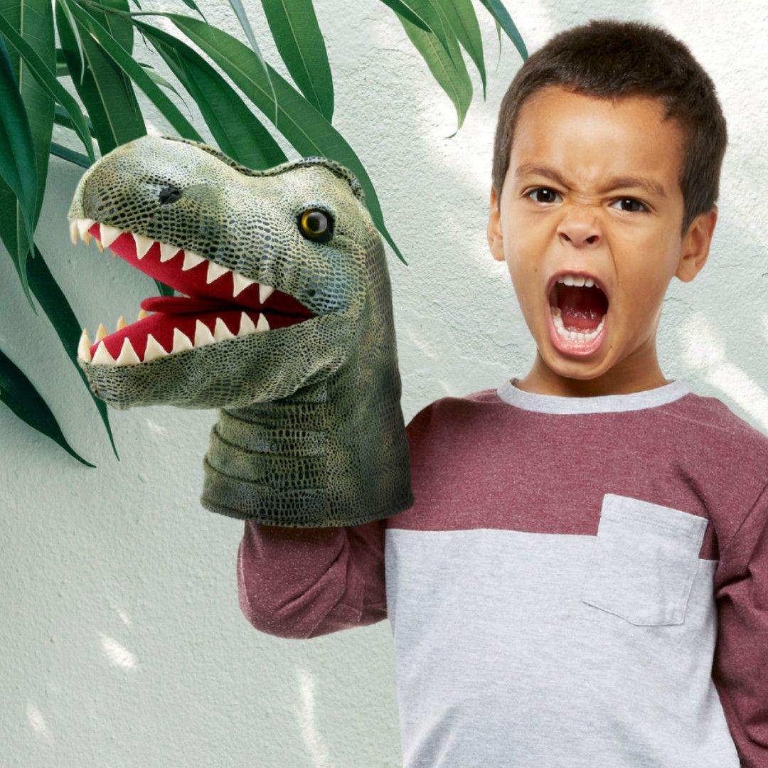 Large Dino Heads Puppet-T-Rex Large