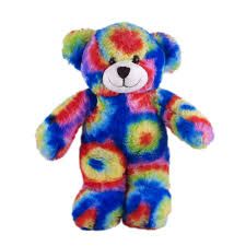 Tie Dye Bear Bean Bag