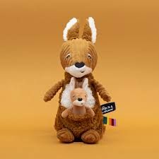 Ptipotos Allezou the Kangaroo w/Baby Brown
