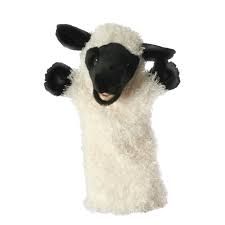Long-Sleeved Glove Puppets: Sheep White
