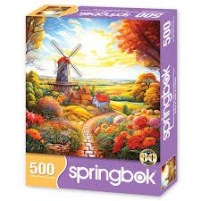 Springbok Windmill on the Farm 500 pc Puzzle