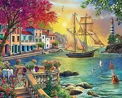Springbok Oceanside Sunset 1000 pc puzzle