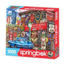 Springbok Route 66 1000 Piece Jigsaw Puzzle