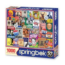 Springbok Poster Politics 1000 Piece Jigsaw Puzzle