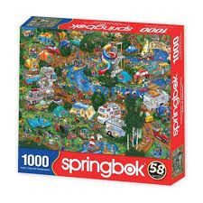 Springbok Camping World 1000 Piece Jigsaw Puzzle