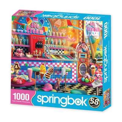 Springbok Ice Cream Shop 1000 pc puzzle
