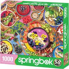 Springbok Smoothie Bowls 1000 Piece Jigsaw Puzzle