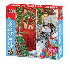 Springbok Delivering Gifts 1000 Piece Jigsaw Puzzle