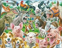 Springbok Happy Farm 33 pc Educational Puzzle