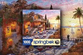 Springbok Mediterranean Romance 1000 Piece Jigsaw Puzzle