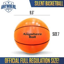 Regulation size 9.5&quot; Silent Basketball