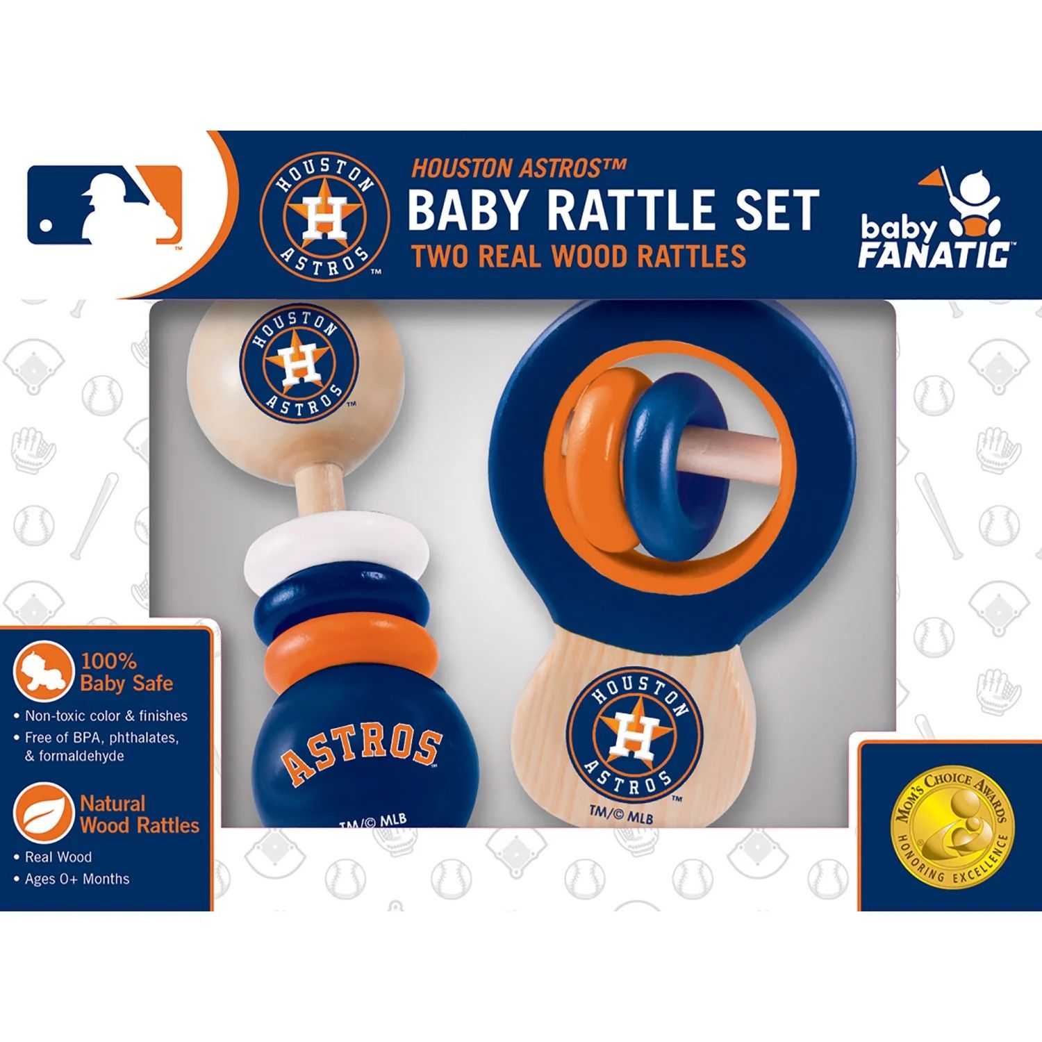 Los Angeles Dodgers - Baby Rattles 2-Pack