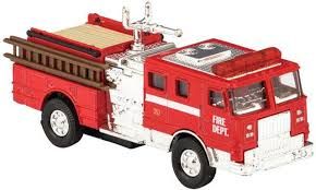 Diecast Fire Engine Asst