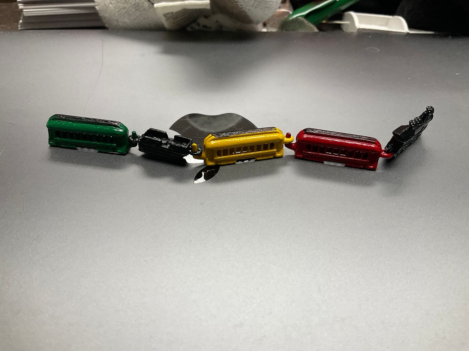 Wooden Train Ornament