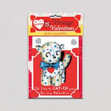 Vintage Valentines: Retro Valentines Cat