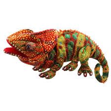 Large Creatures Puppet: Orange Chameleon