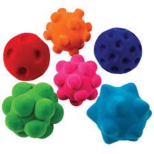 Rubbabu Sensory 3&quot; Ball Asst. single