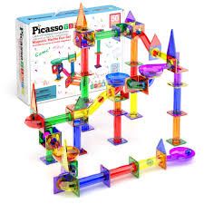 PicassoTiles 50-150pc Marble Run Magnetic Building Block Set
