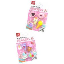Ice Cream Dessert TPU Eraser Collection