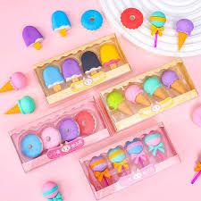 Sweet Desserts TPR Stationery Eraser Collection
