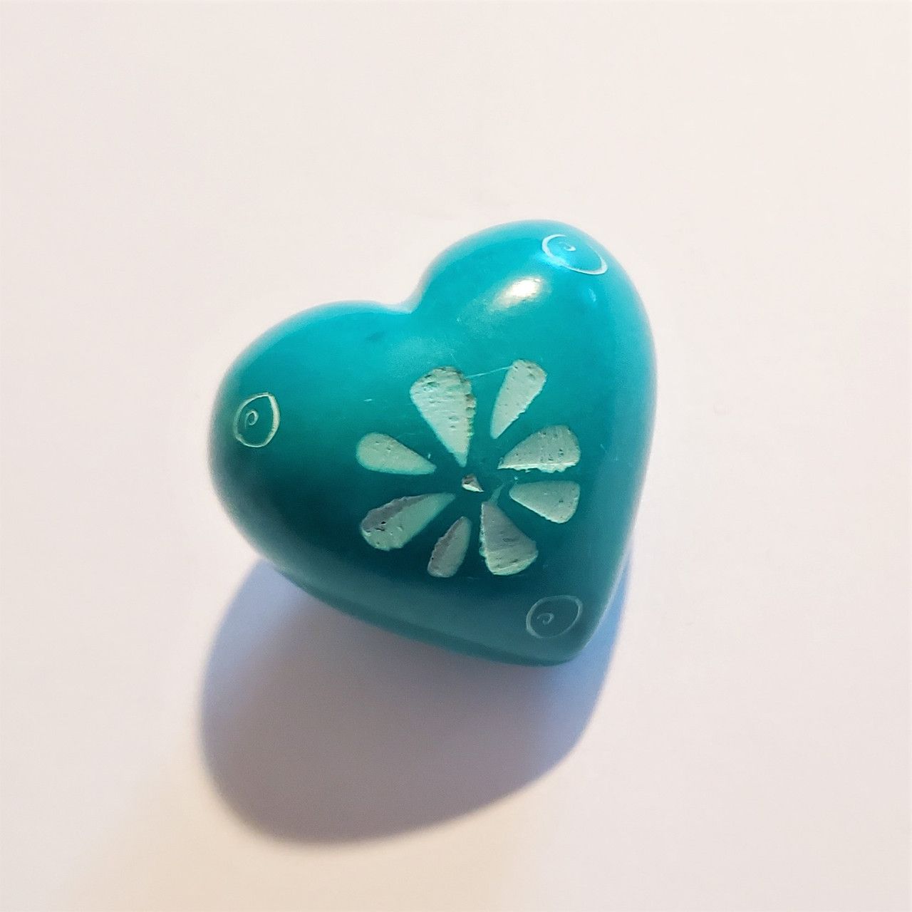Stone Turquoise Heart-Small